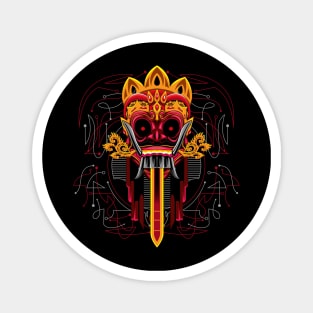 barong head mask Magnet